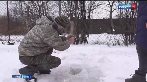 В Омской области с затопленных участков в Осташково начала уходить вода