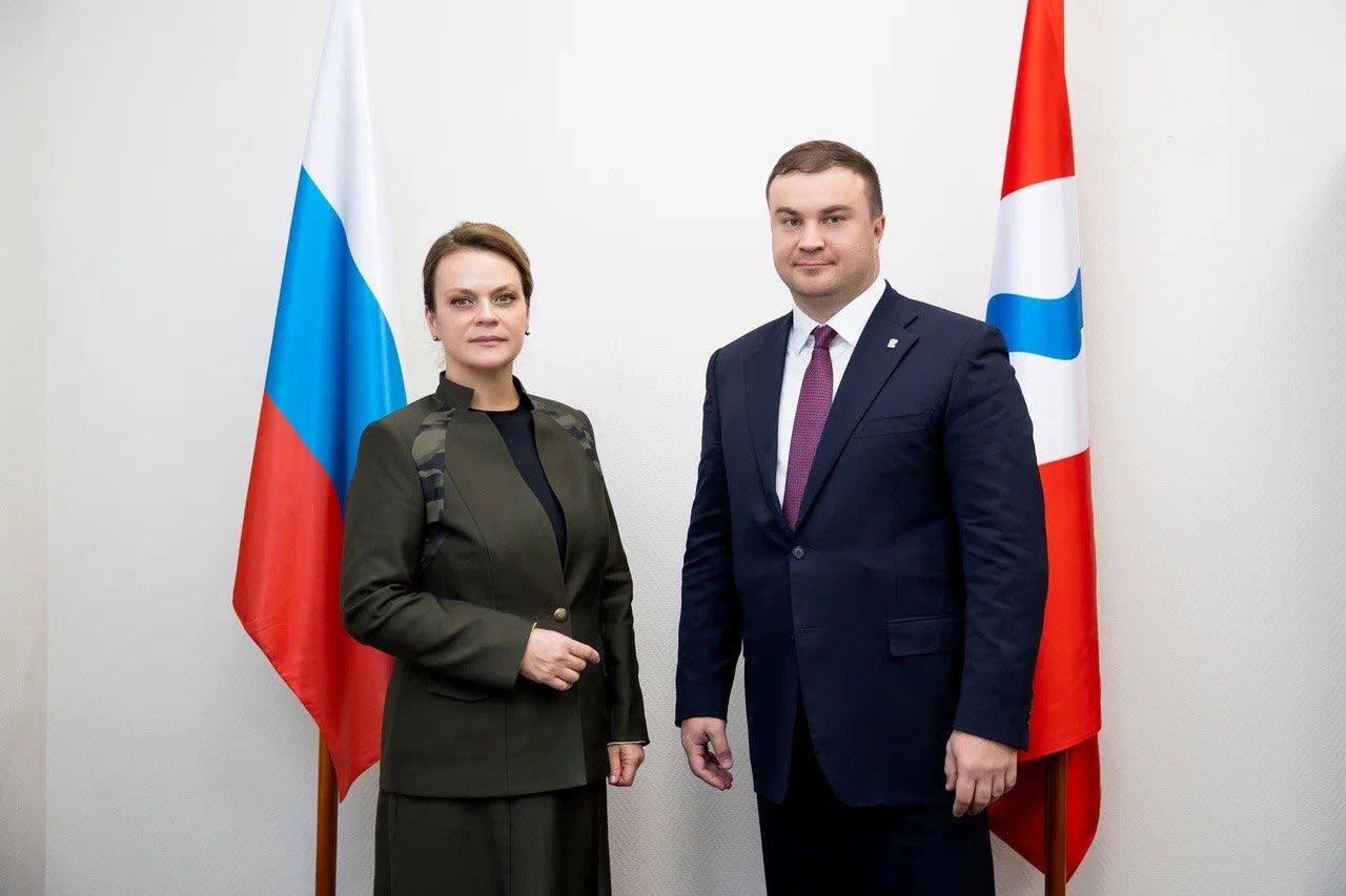 Статс-секретарь — заместитель министра обороны РФ Анна Цивилёва и Виталий Хоценко обсудили поддержку ветеранов СВО и их семей