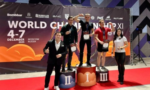 Омский спортсмен Алексей Рябокляч установил 6 мировых рекордов на чемпионате мира по стритлифтингу