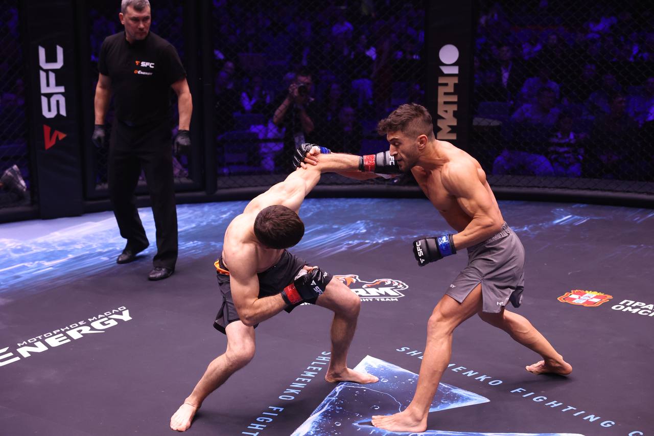 Единогласным решением судей боец STORM Shlemenko Fight Team Станислав Набоян одержал победу над спортсменом из Ирана Махьяром Рафии на SFC 12 Единогласным решением судей боец STORM Shlemenko Fight Team Станислав Набоян одержал победу над спортсменом из Ирана Махьяром Рафии на SFC 12