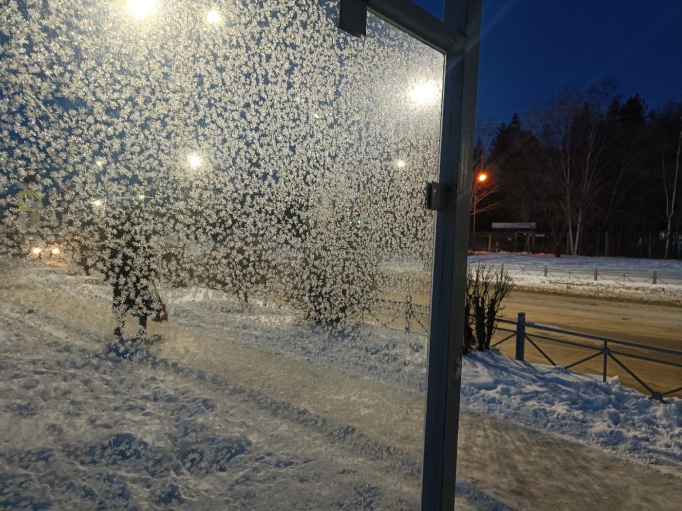 На Омск движется мощная метель