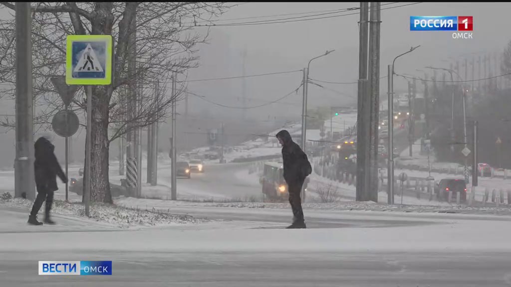 Омичей ждет сильный снегопад и метель