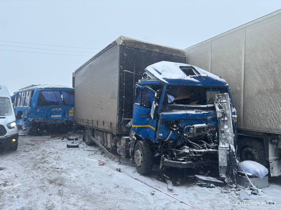 Шесть человек погибли в результате аварии в Омской области, сообщает МВД региона