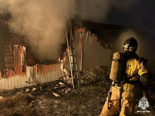 В Большеречье в сгоревшем доме нашли тело женщины