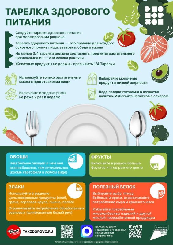 Здоровое питание — основа хорошего самочувствия и активной жизни