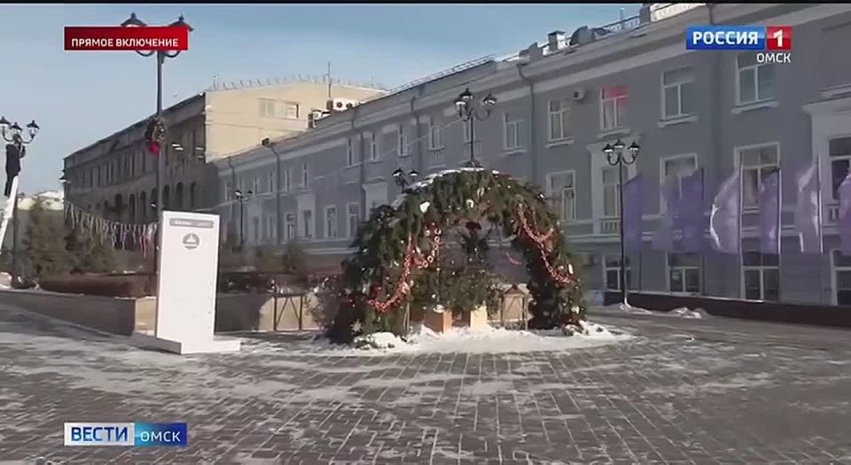 В Омске открывается одна из главных новогодних площадок "Зимний Любинский"