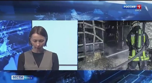 Троих детей спасли во время серьёзного пожара в Омске