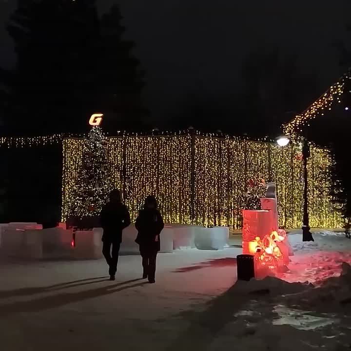 В Омске продолжается празднование Нового года