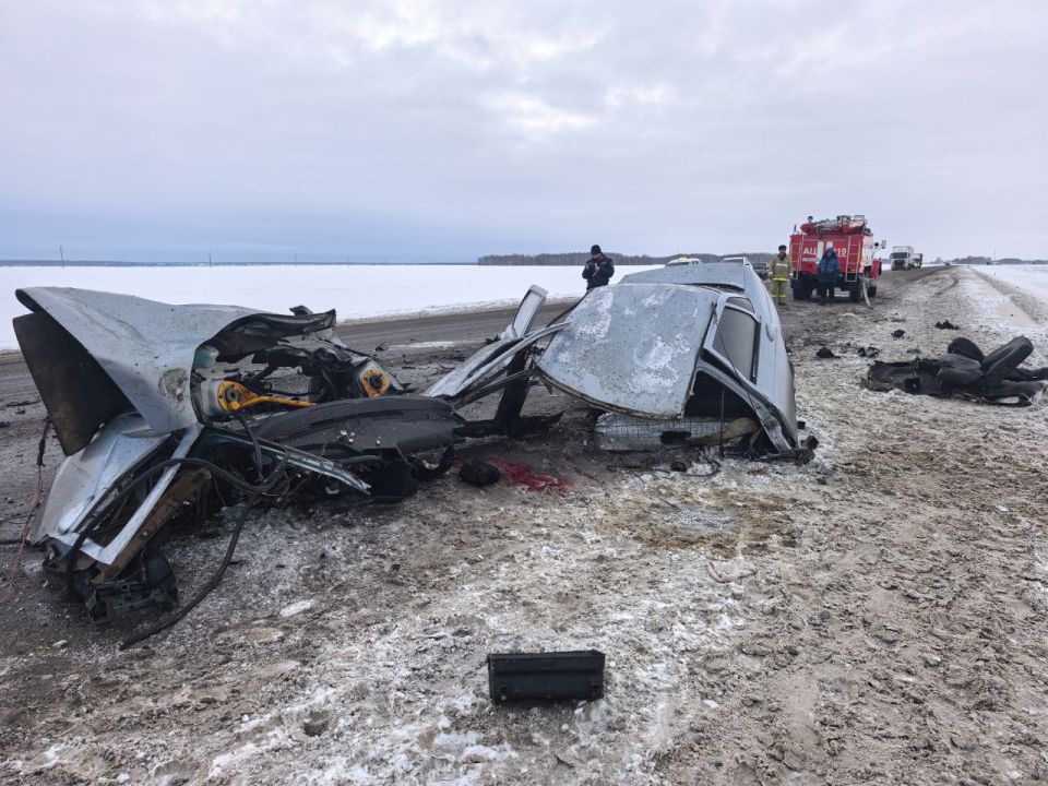 На федеральной автодороге Тюмень-Омск в Омутинском округе в аварии погибли 32-летняя женщина-водитель и ее 10-летняя племянница, еще один ребенок — 13-летний мальчик — в реанимации