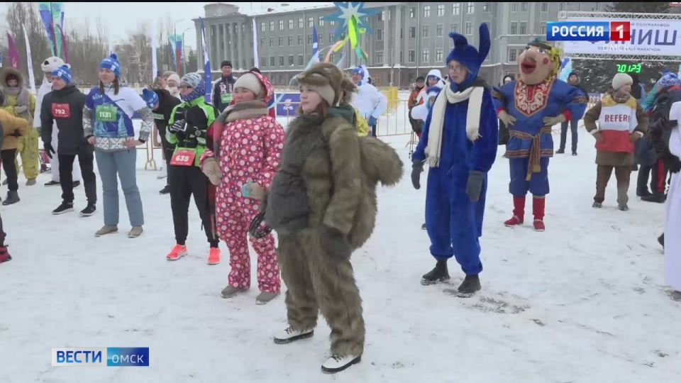 На Рождественском полумарафоне в Омске выберут самый оригинальный костюм