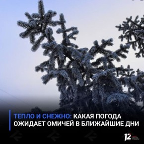 Тепло и снежно: какая погода ожидает омичей в ближайшие дни