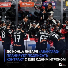 До конца января «Авангард» планирует подписать контракт с еще одним игроком