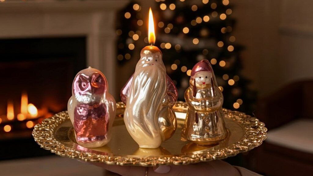 Свеча-воспоминание: новогоднее волшебство из детства
