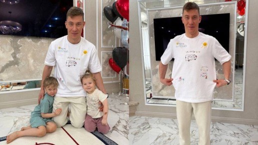 Капитан «Авангарда» Шарипзянов показал трогательный подарок от своих детей к юбилею