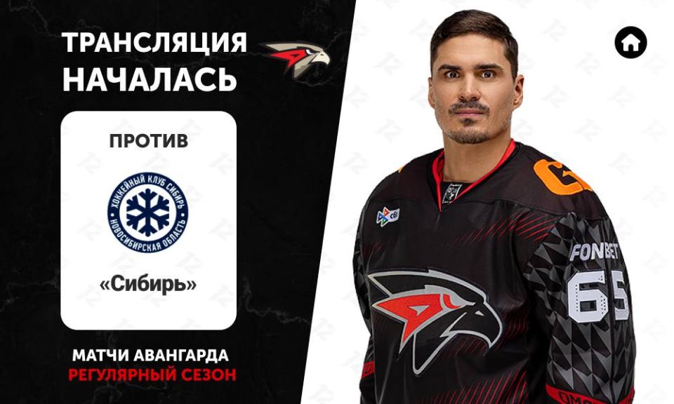 12 канал начал прямую трансляцию хоккейного матча «Авангарда» против «Сибири»
