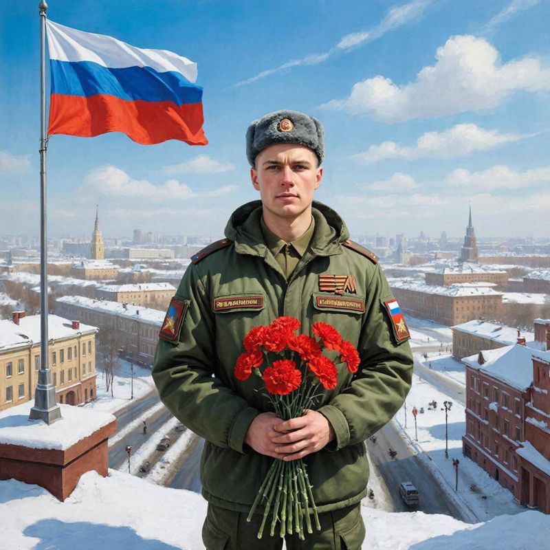 Доброе утро!. Сегодня 23 февраля — День защитника Отечества