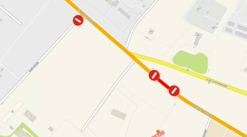 В Омске временно перекроют движение на Волгоградской и Багнюка изза строительства теплотрассы