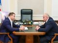 Виталий Хоценко провёл встречи с главами Нижнеомского и Русско-Полянского районов