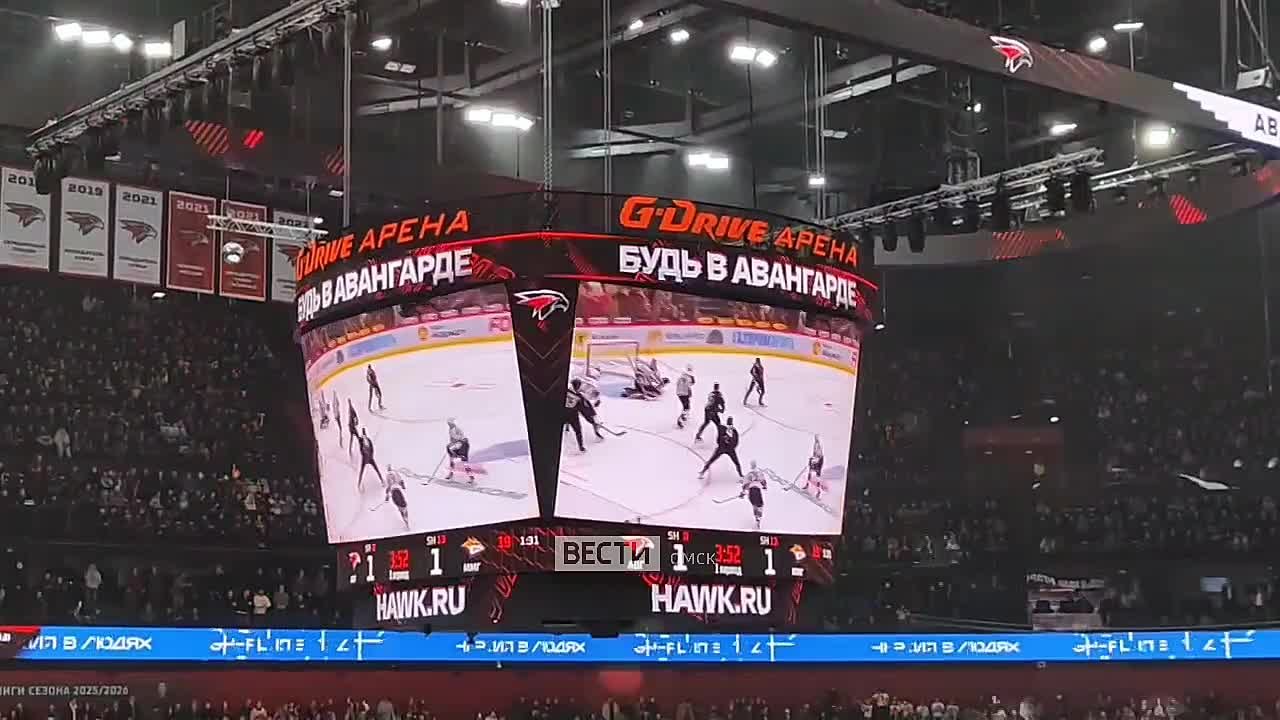 Омский «Авангард» сравнивает счет с «Металлургом» — 1:1