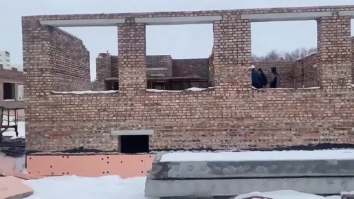 Прокурор города Омска Пётр Щербина проверил ход строительства детского сада в Центральном округе г. Омска