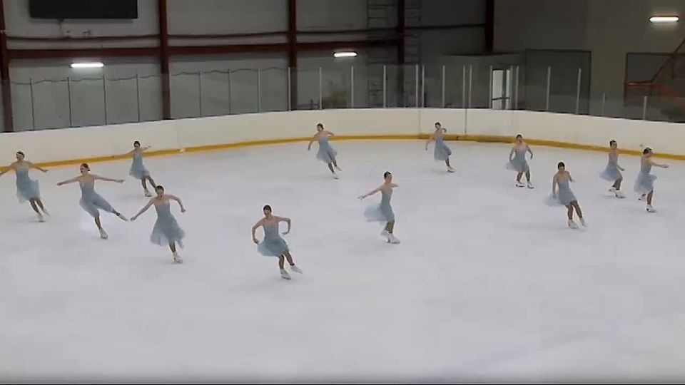 Всероссийские соревнования по синхронному катанию «Омский калейдоскоп» собрали команды из 11 регионов