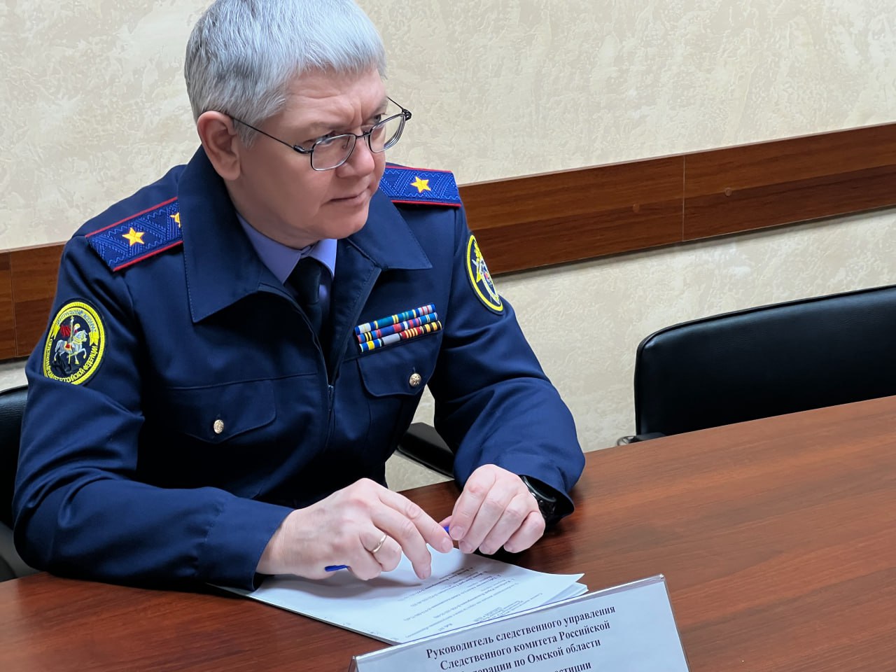 Руководитель следственного управления провел личный прием граждан