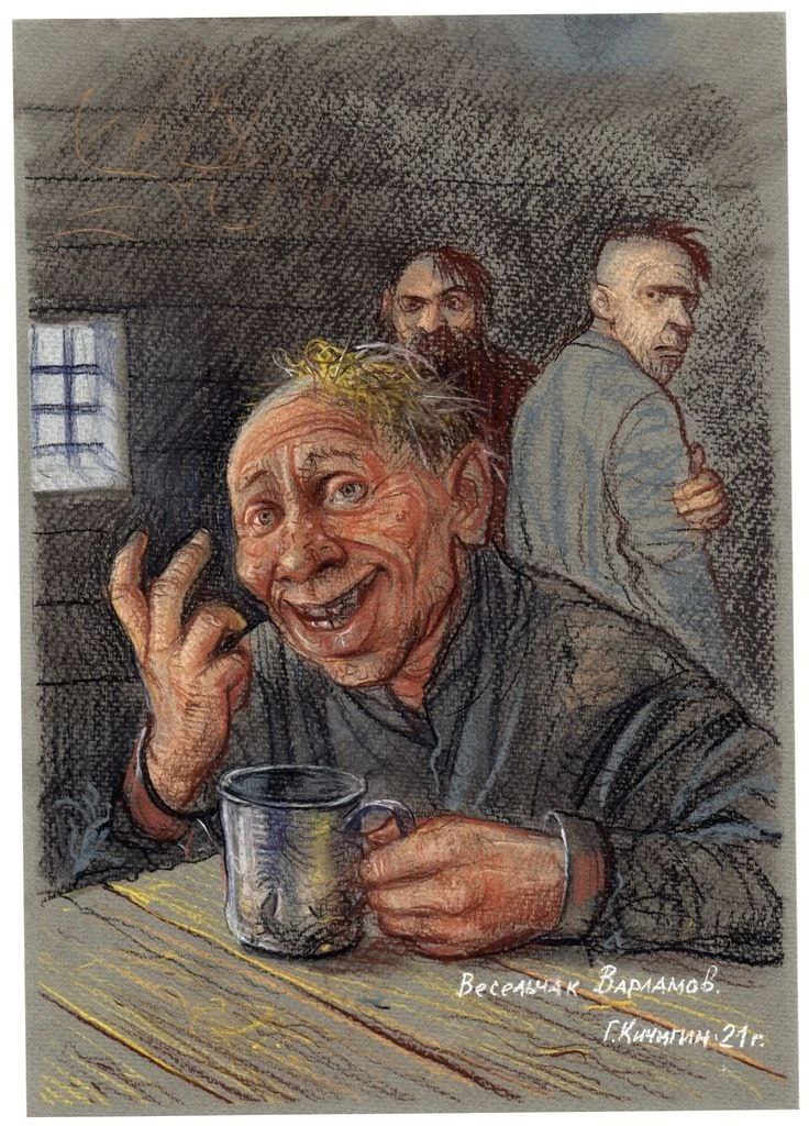 В год 205-летия со дня рождения Федора Михайловича Достоевского Омский музей просвещения создал набор открыток «Георгий Кичигин. Серия работ по мотивам повести Ф.М. Достоевского «Записки из Мертвого дома»