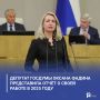 Депутат Госдумы Оксана Фадина представила отчёт о своей работе в 2025 году