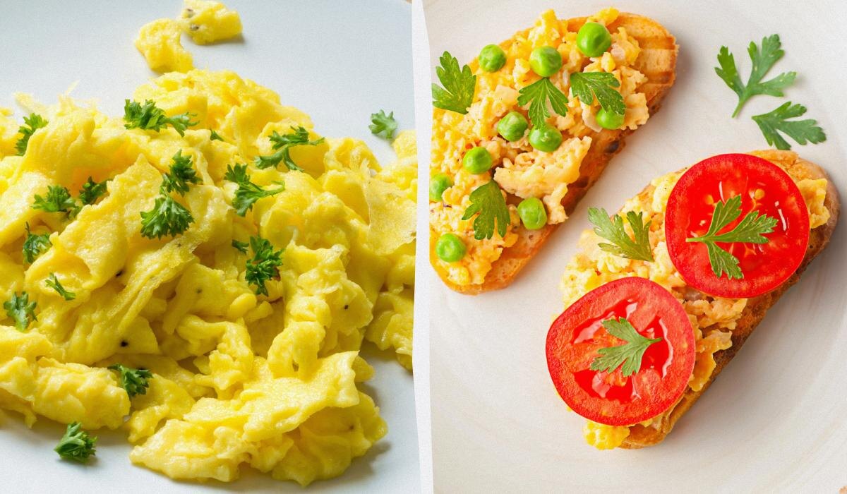 Как легко сделать яичницу-болтунью более кремовой и вкусной