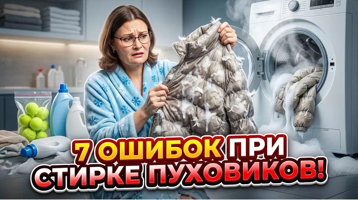 Ошибки при стирке пуховиков: как избежать повреждений и сохранить их качество