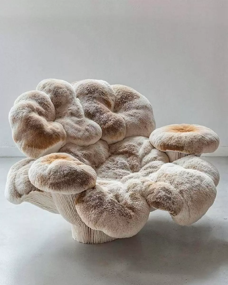 Кресла-грибы: арт-коллекция Пол Октавиуса, завоевавшая сердца ценителей дизайна