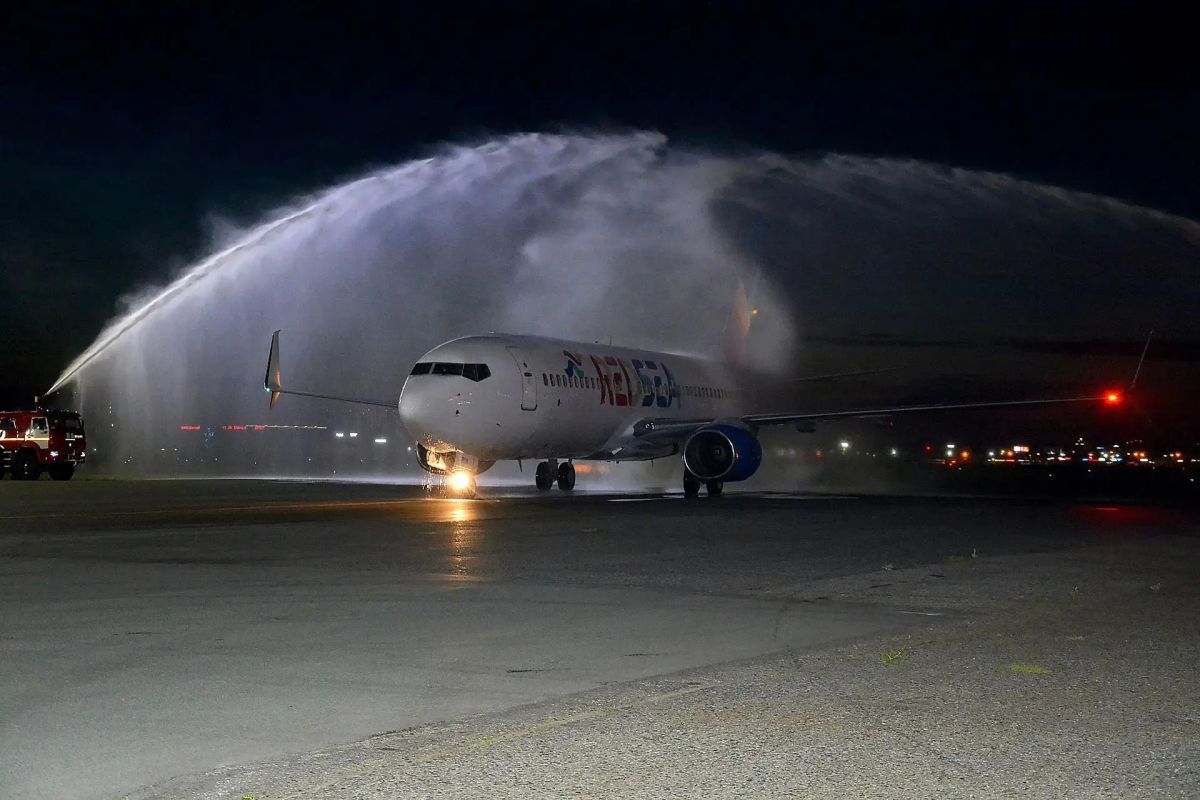 Из Шарм-эль-Шейха на днях прибыл в омский аэропорт Boeing 737-800