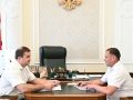 Виталий Хоценко: Принял с докладами глав Тевризского и Калачинского районов
