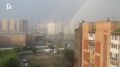 После целого дня жары на Омск обрушился освежающий ливень