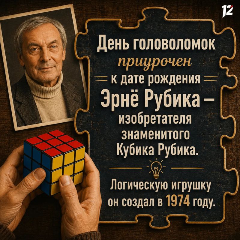 13 июля отмечается Международный день головоломок