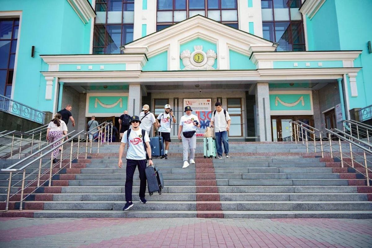 Хлебом-солью встречаем наших друзей из Казахстана! Хлебом-солью встречаем наших друзей из Казахстана!
