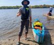 13 суток в лодке. Столько проплыл путешественник, который остановился сегодня в Омске