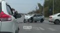 В Омске на улице Волгоградской произошло серьезное ДТП