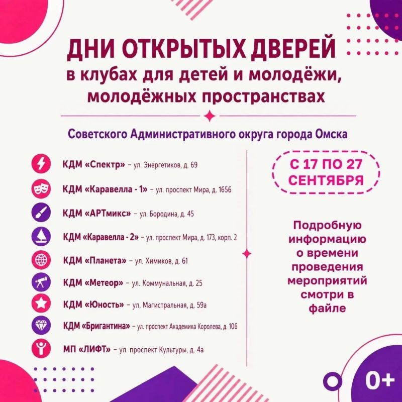 ДНИ ОТКРЫТЫХ ДВЕРЕЙ В ОМСКЕ | 17–27 СЕНТЯБРЯ ДНИ ОТКРЫТЫХ ДВЕРЕЙ В ОМСКЕ | 17–27 СЕНТЯБРЯ