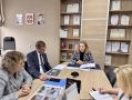 Провела рабочую встречу с главой Марьяновского района Аркадием Викторовичем Ефименко