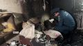 На Космическом проспекте в пожаре погибла хозяйка квартиры