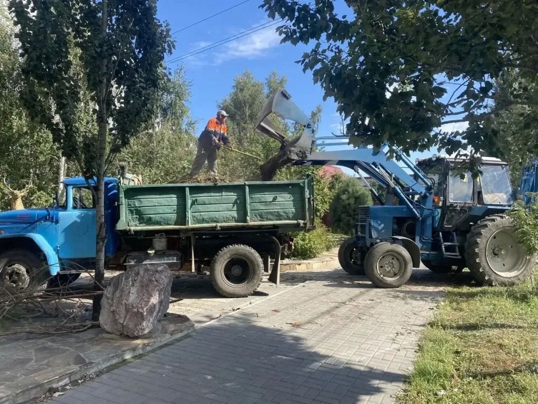 В Центральном округе продолжается уборка территорий