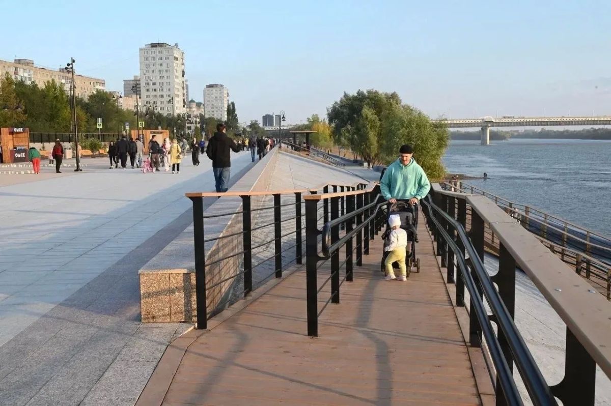 За два года в Омске обновили порядка 4 км набережной Иртыша За два года в Омске обновили порядка 4 км набережной Иртыша