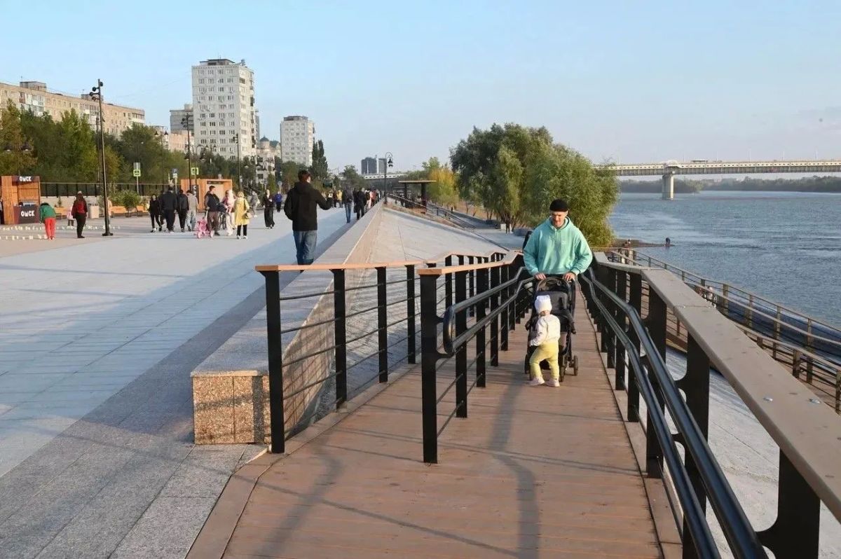 За два года в Омске обновлено порядка 4 км набережной Иртыша За два года в Омске обновлено порядка 4 км набережной Иртыша