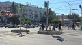 В центре Омска уберут островок безопасности, но не тот, где сбили пешеходов