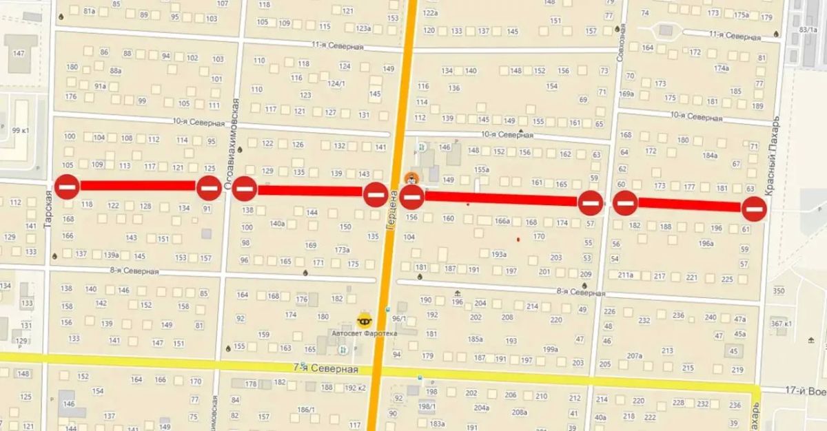 На 9-й Северной в Омске перекрыли движение