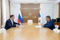 Валерий Фальков провел рабочую встречу с губернатором Омской области Виталием Хоценко
