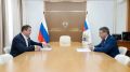 Хоценко и Фальков обсудили развитие вузов и научных проектов Омской области