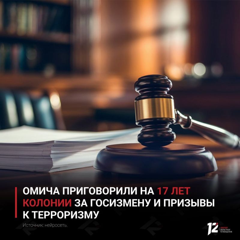 Омича приговорили на 17 лет колонии за госизмену и призывы к терроризму