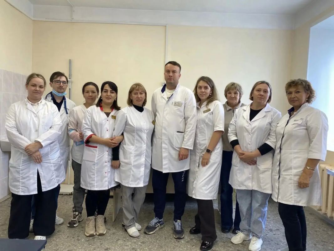 Специалисты Областной детской клинической больницы провели выездной прием юных пациентов в самых отдаленных северных районах области - Тевризском и Усть-Ишимском